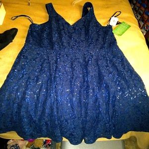 Navy blue dress